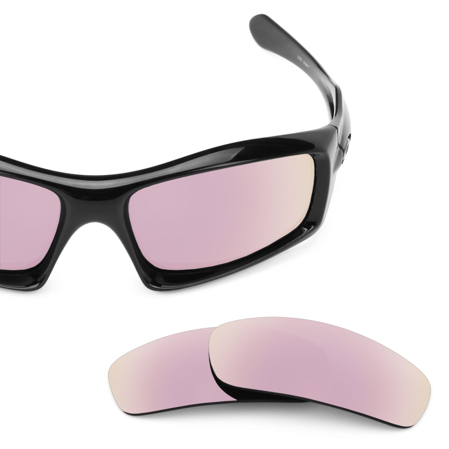 Oakley Monster Pup frame with Revant replacement Polarized Rose Gold lenses