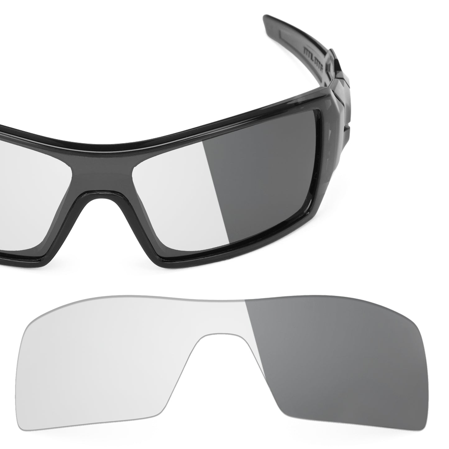 Oakley Oil Rig frame with Revant replacement Non-Polarized Adapt Gray Photochromic lenses
