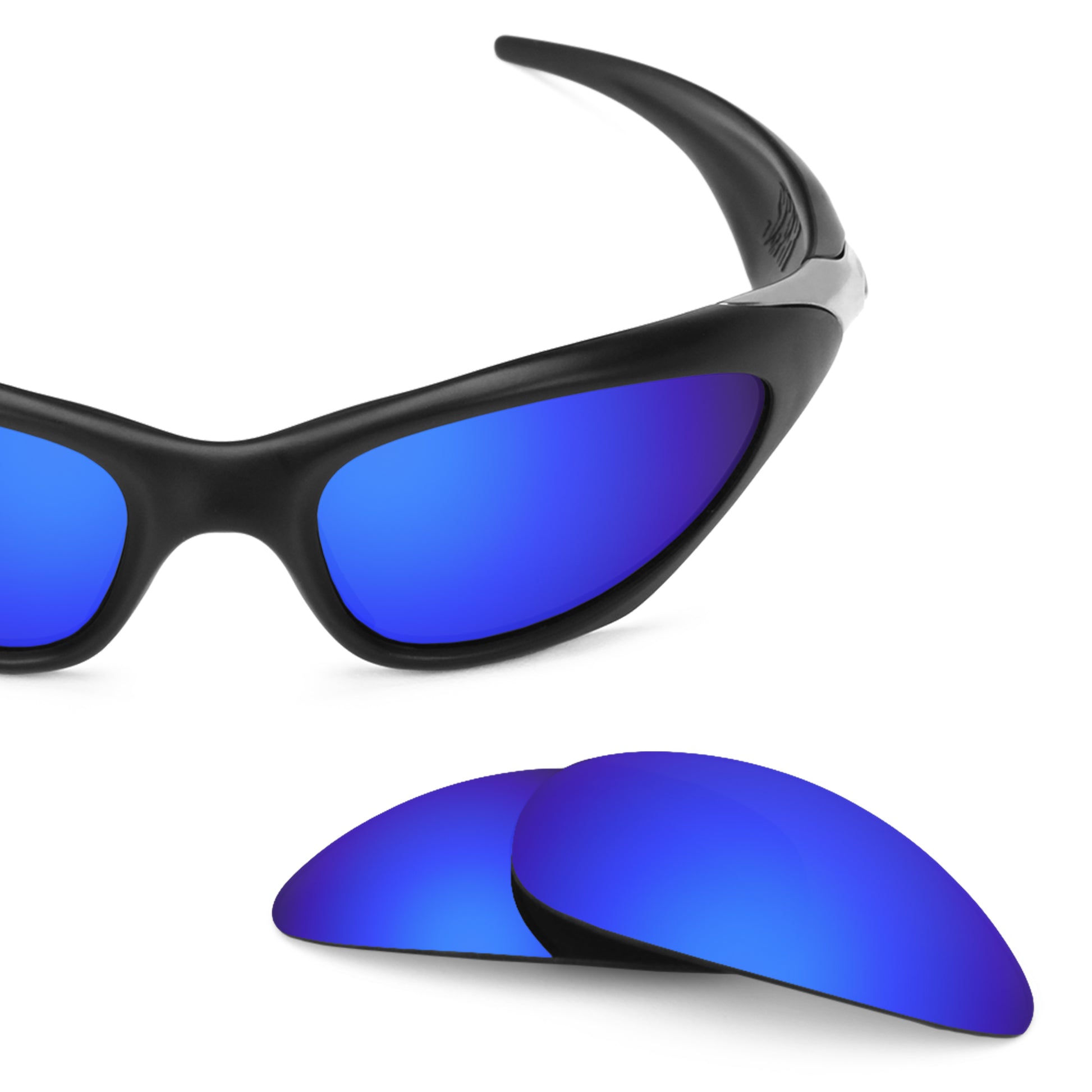 Oakley Scar frame with Revant replacement Polarized Tidal Blue lenses