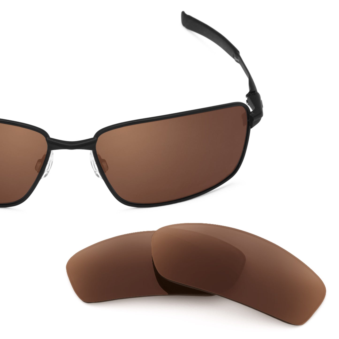 Oakley Splinter frame with Revant replacement Polarized Dark Brown lenses