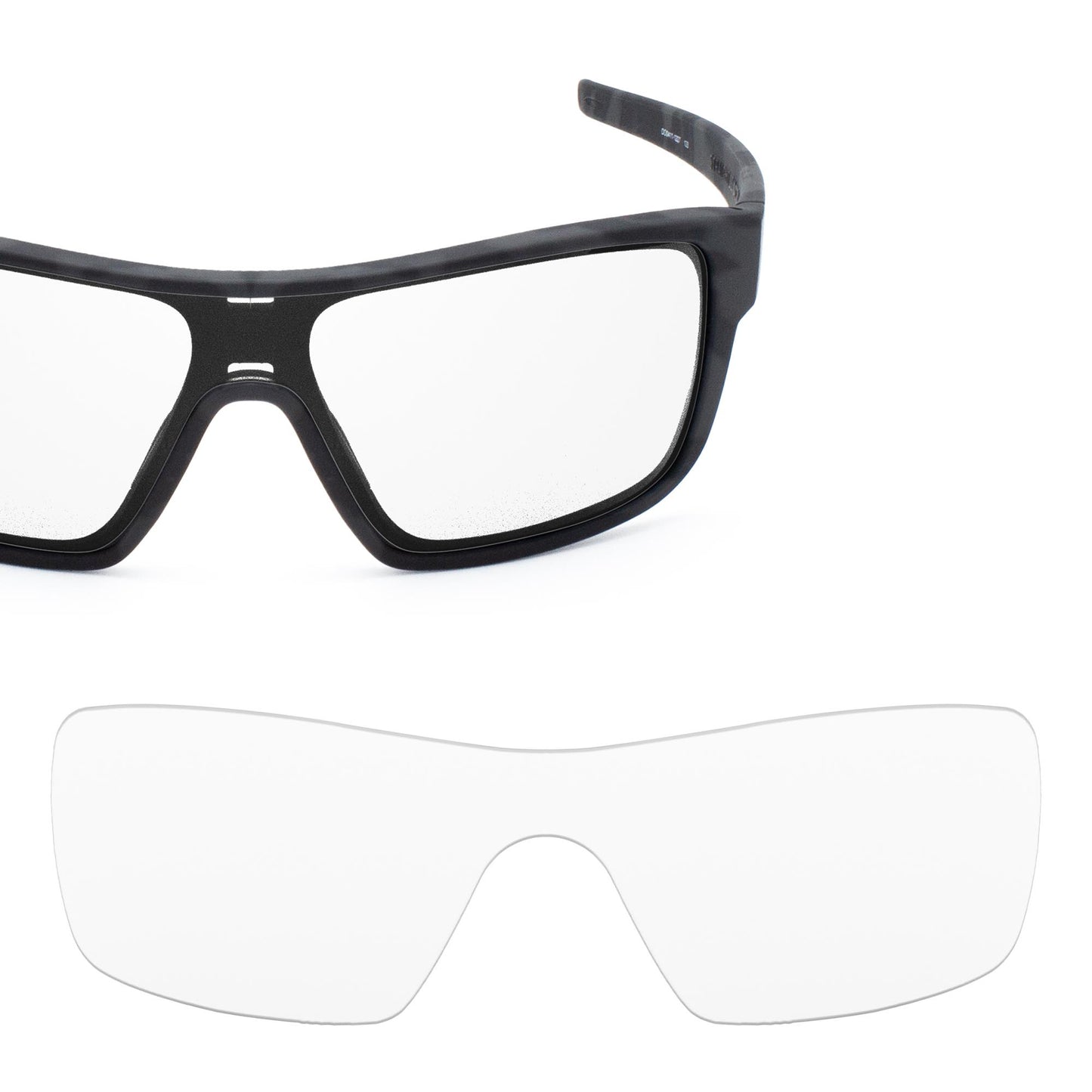 Revant replacement lenses for Oakley Straightback Non-Polarized Crystal Clear