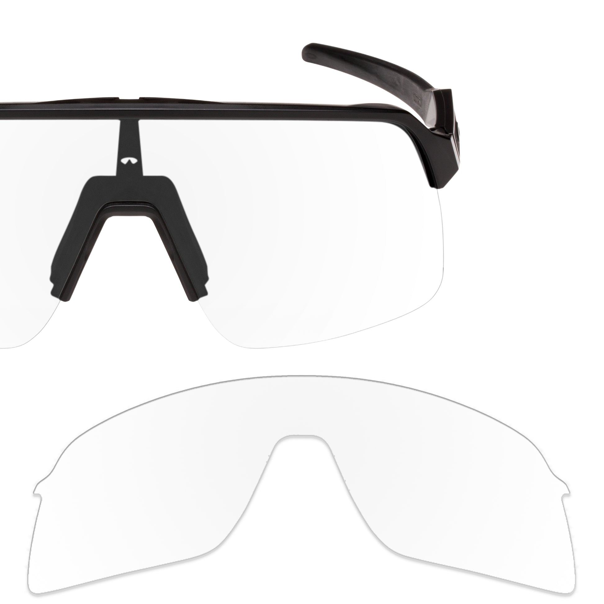 Oakley Sutro Lite frame with Revant replacement Non-Polarized Crystal Clear lenses