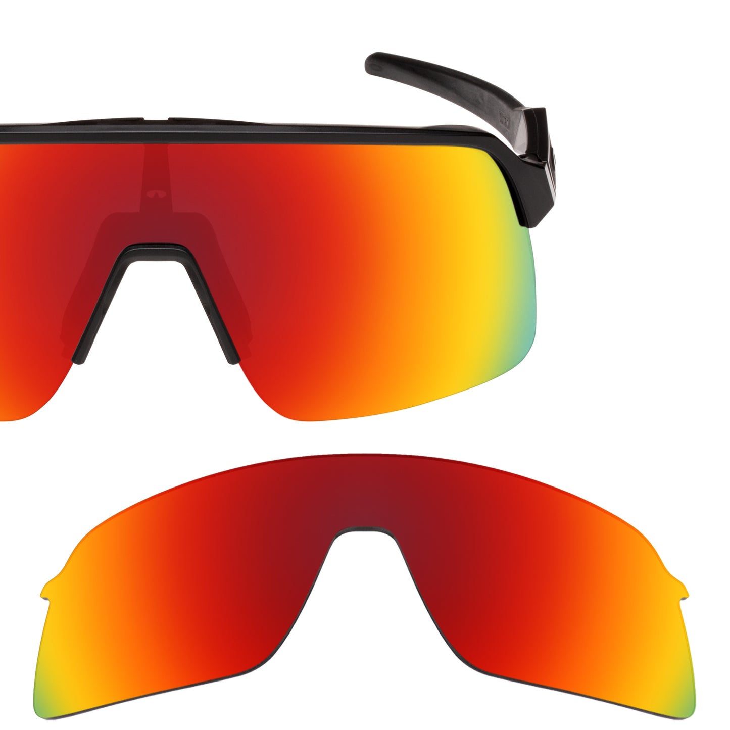 Oakley Sutro Lite frame with Revant replacement Polarized Fire Red lenses