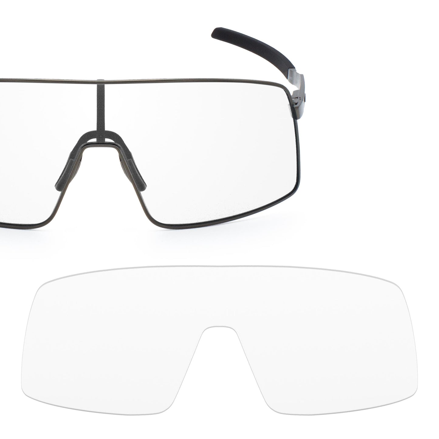Revant replacement lenses for Oakley Sutro Ti Non-Polarized Crystal Clear