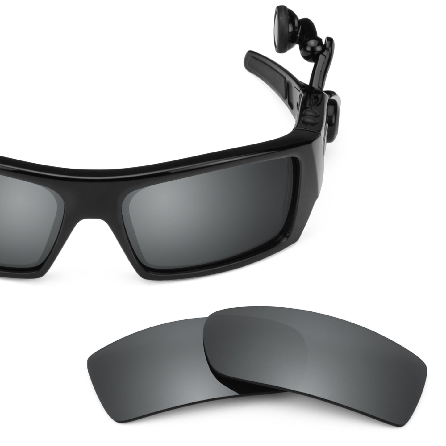 Oakley Thump 2 frame with Revant replacement Polarized Black Chrome lenses