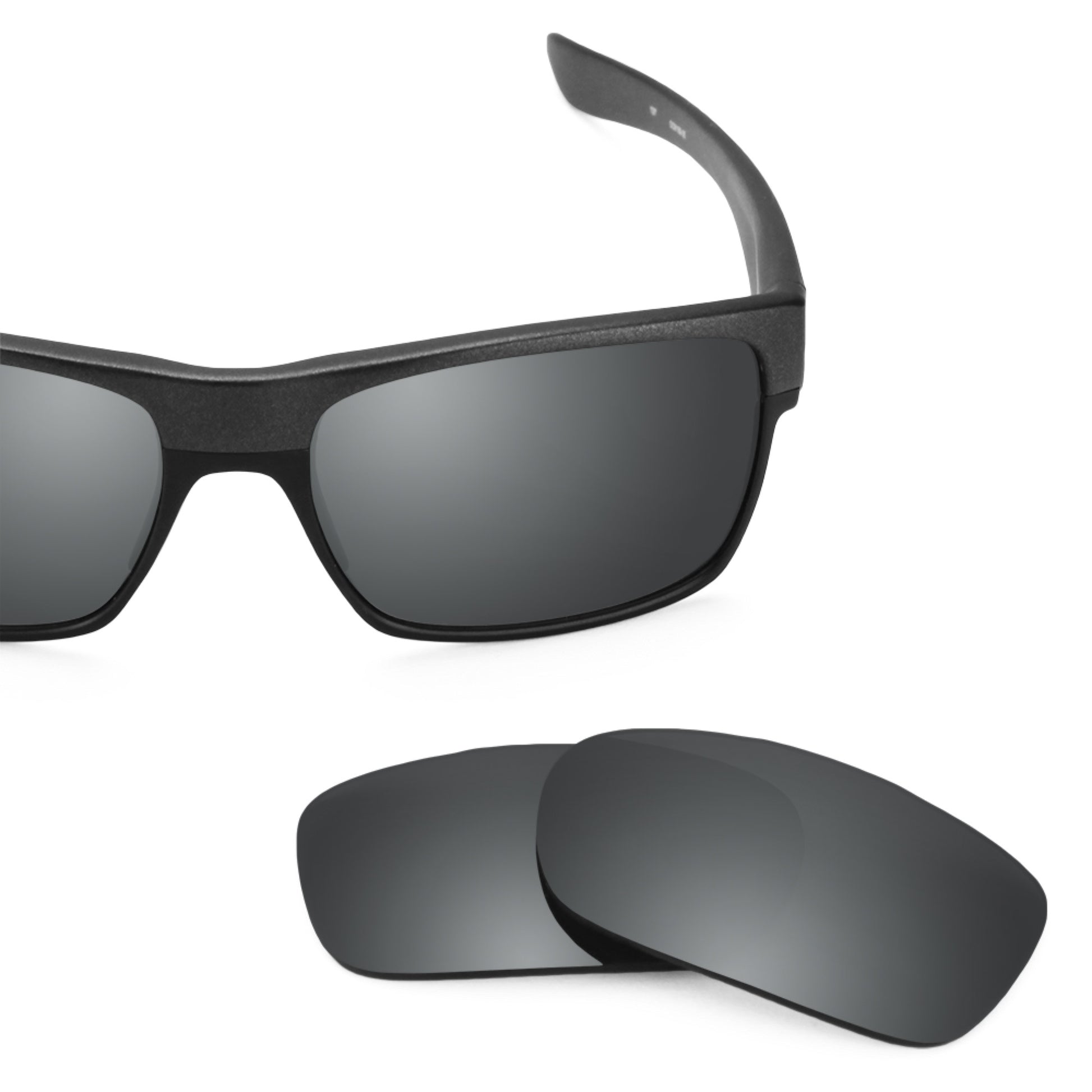 Oakley TwoFace frame with Revant replacement Polarized Black Chrome lenses