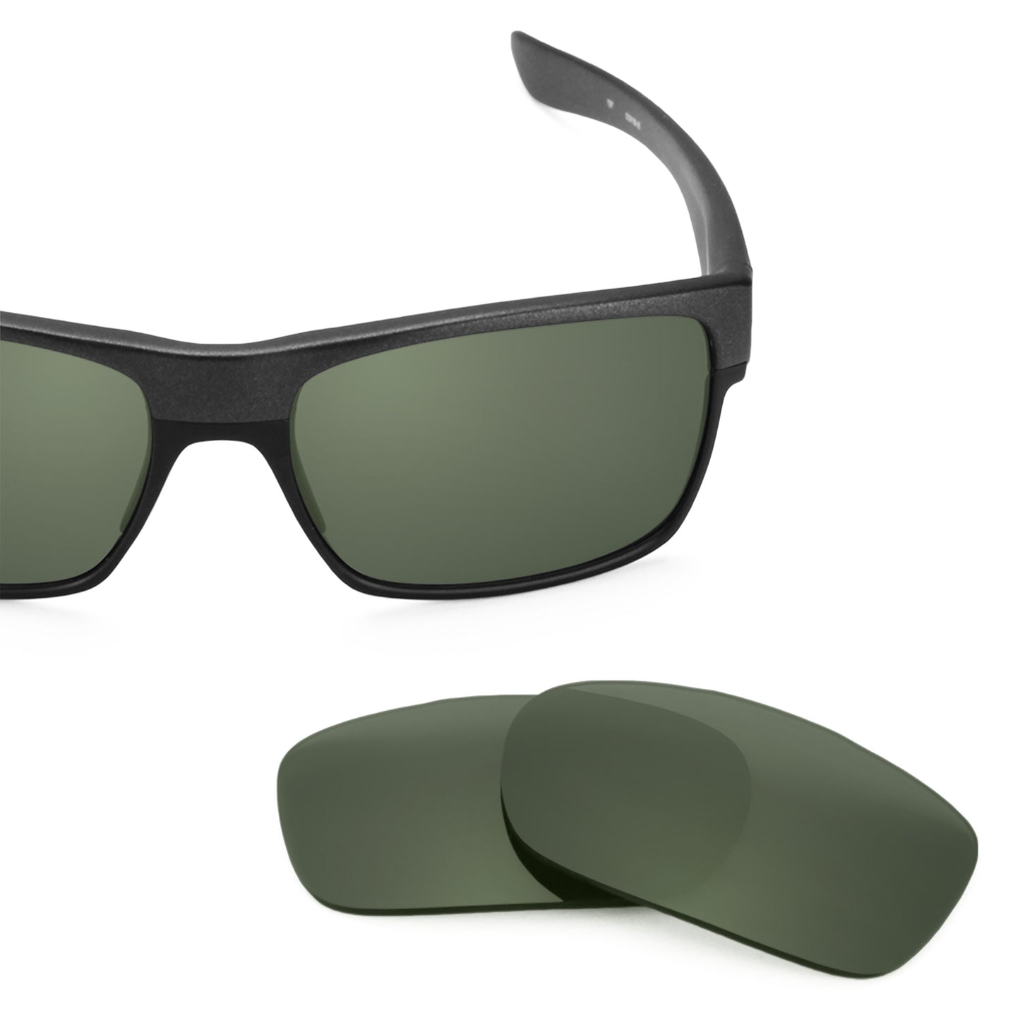 Oakley TwoFace frame with Revant replacement Polarized Gray Green lenses
