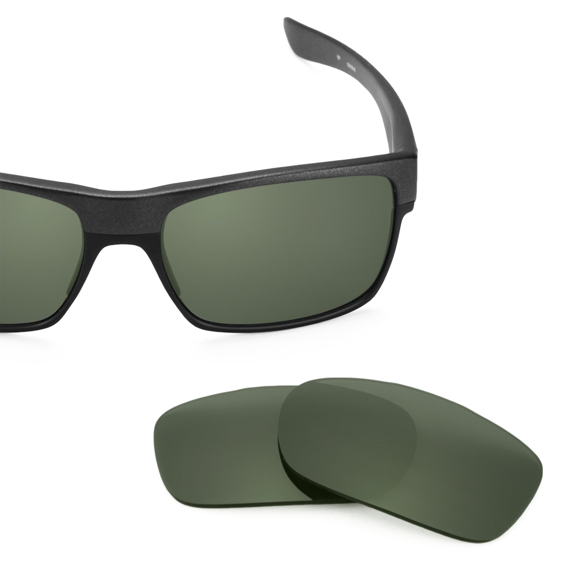 Oakley TwoFace frame with Revant replacement Polarized Gray Green lenses