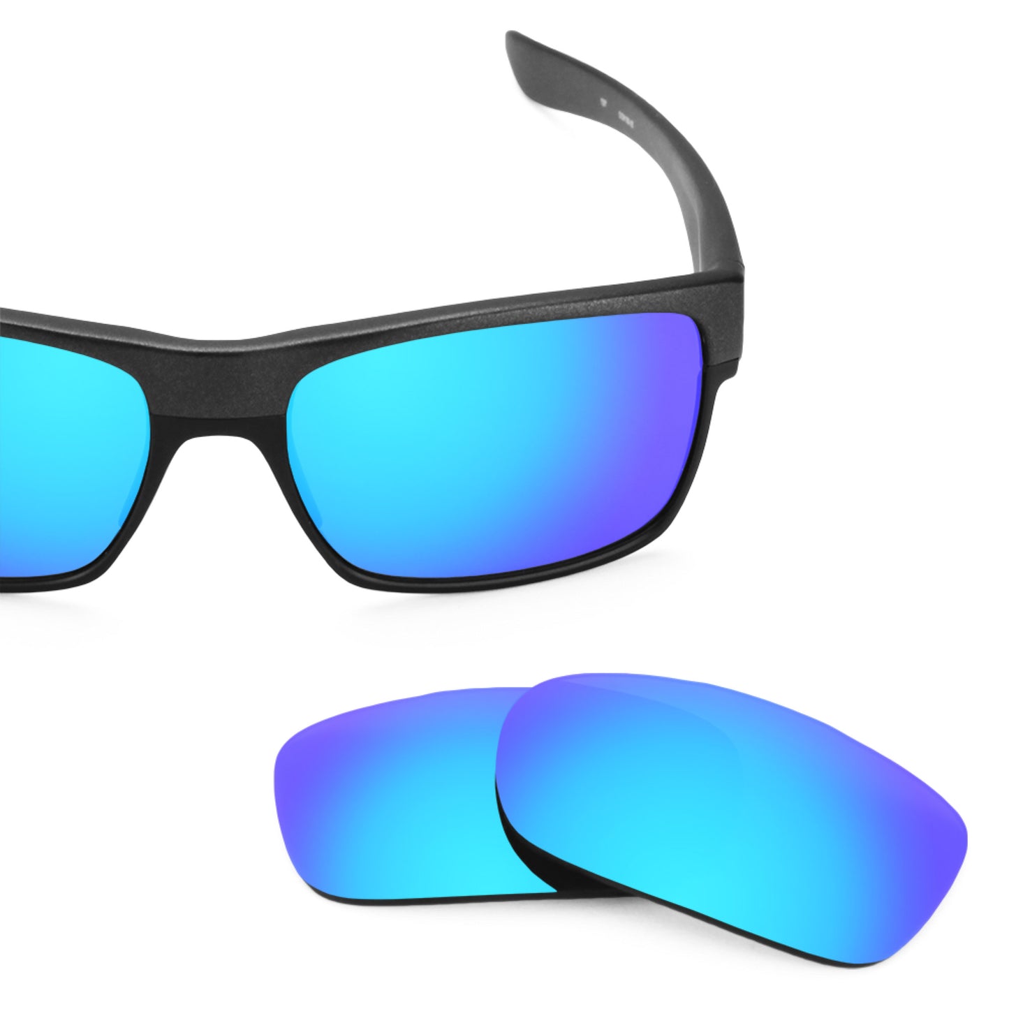 Oakley TwoFace frame with Revant replacement Polarized Ice Blue lenses
