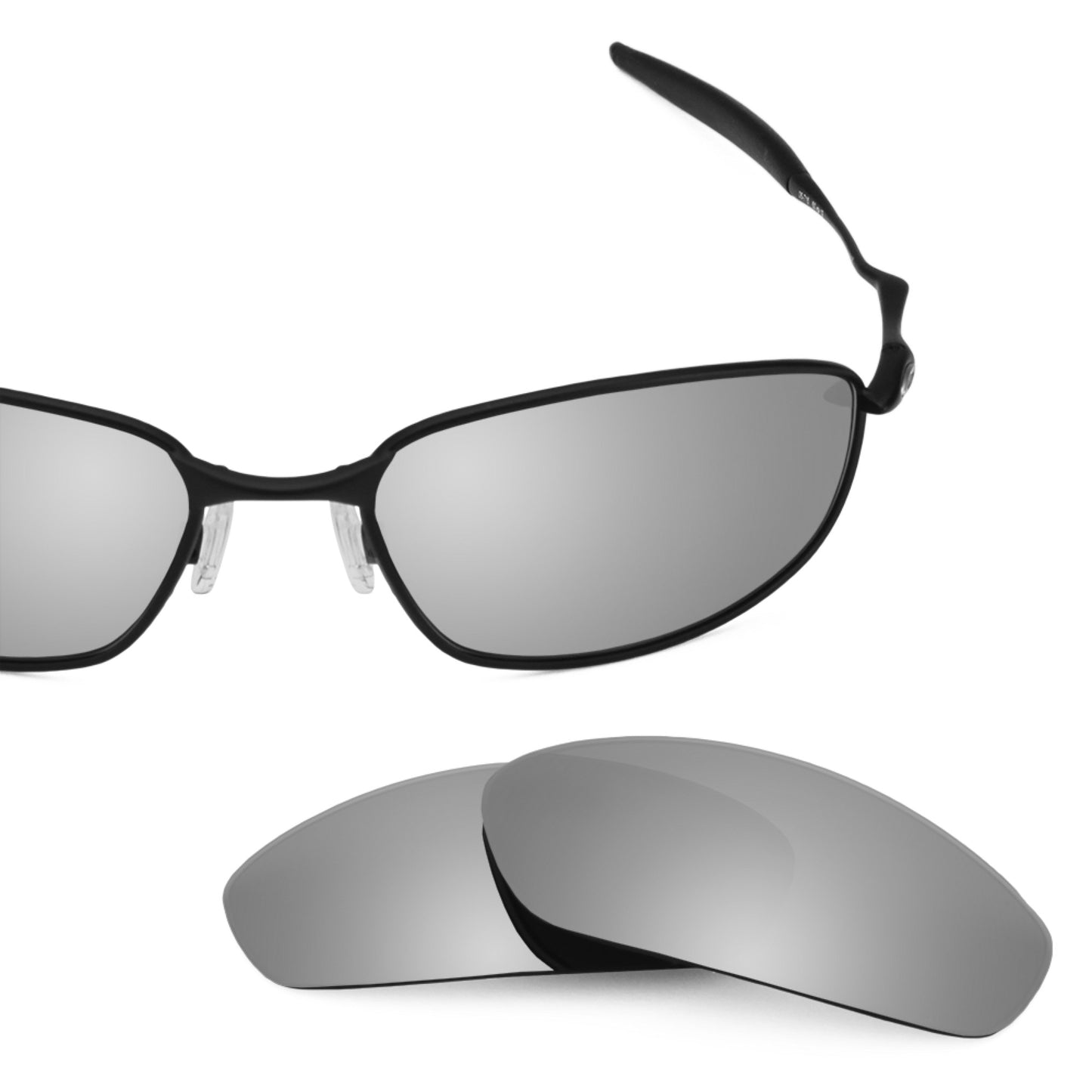Oakley Whisker frame with Revant replacement Polarized Titanium lenses