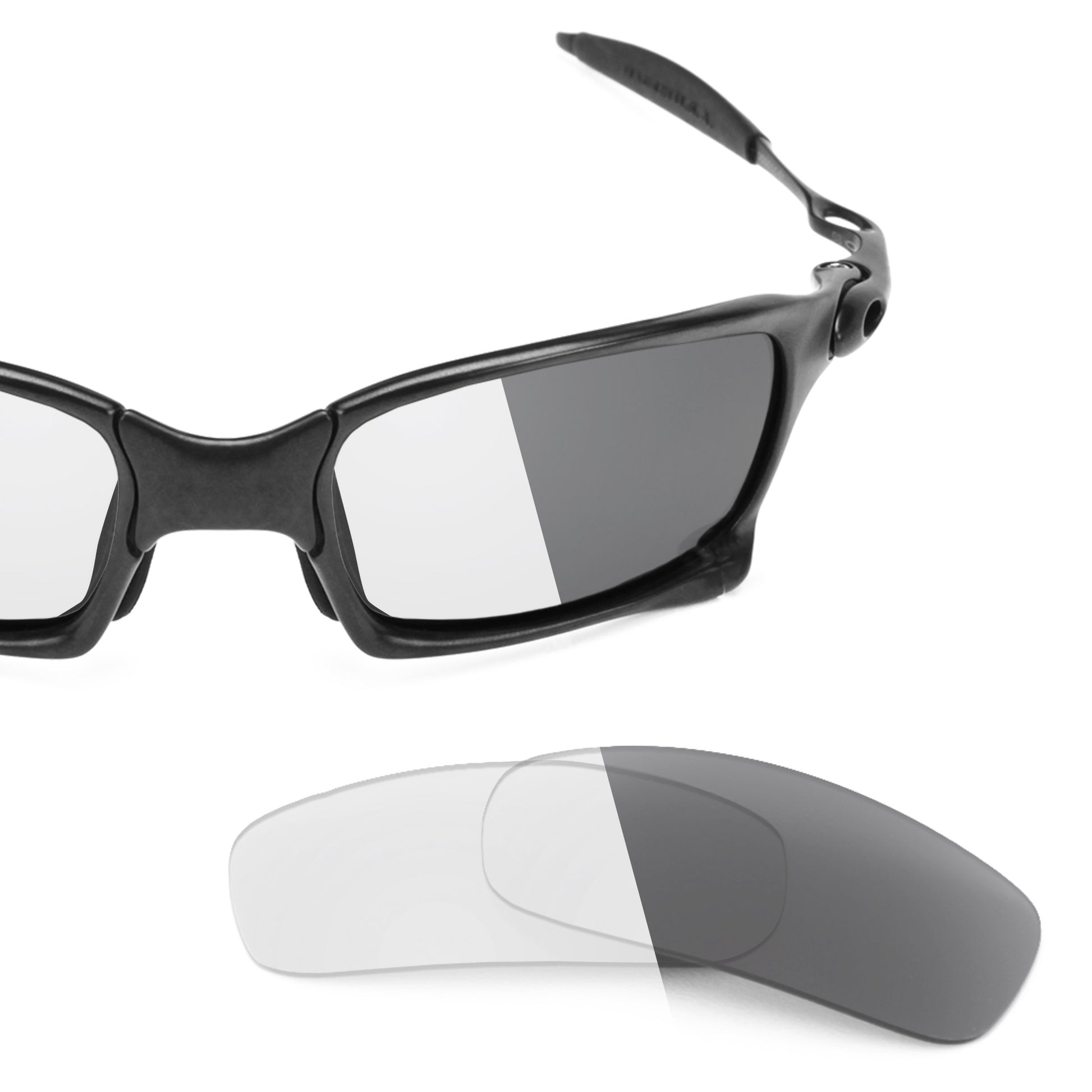 Oakley X Squared frame with Revant replacement Non-Polarized Adapt Gray Photochromic lenses