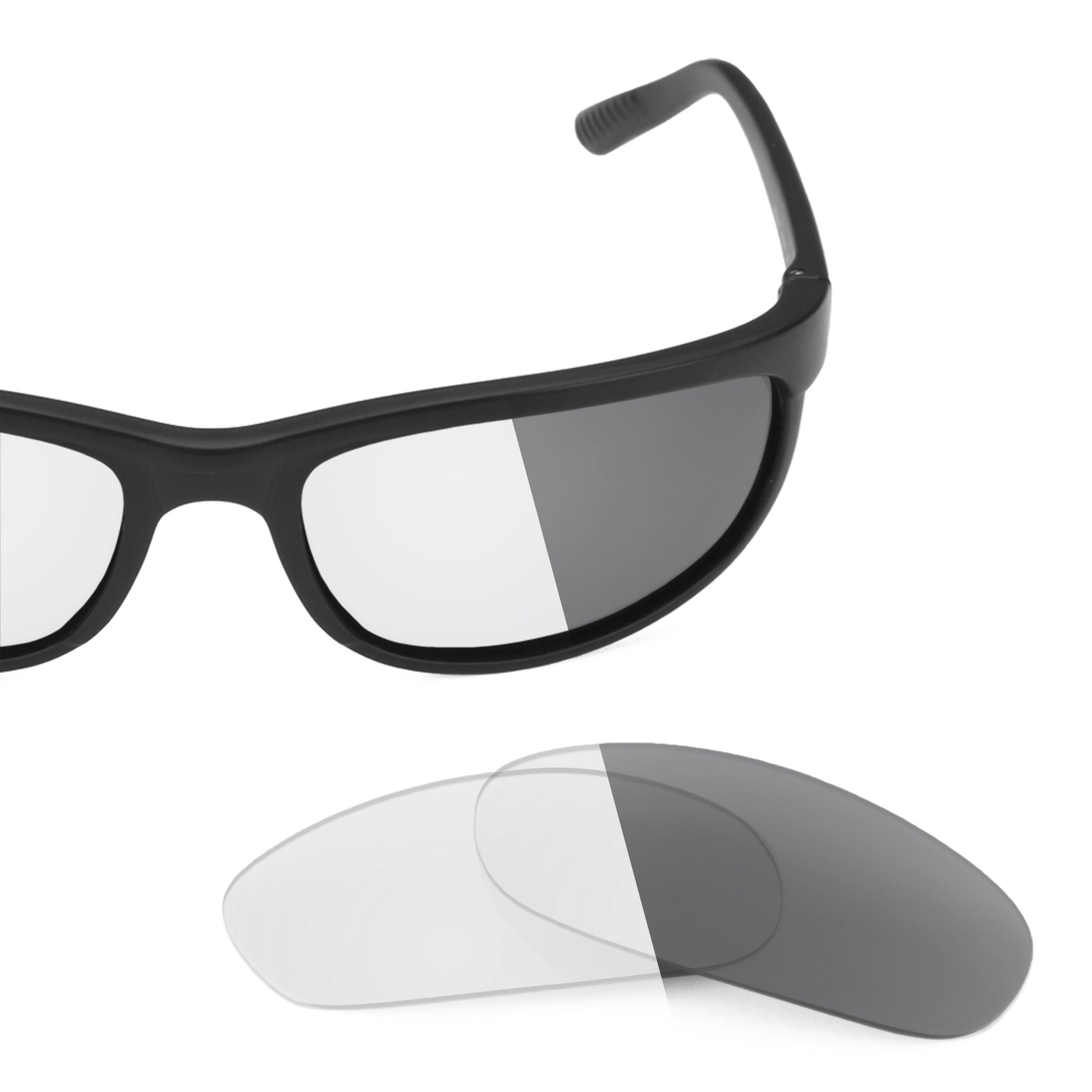 Ray-Ban Predator 2 RB2027 62mm frame with Revant replacement Non-Polarized Adapt Gray Photochromic lenses