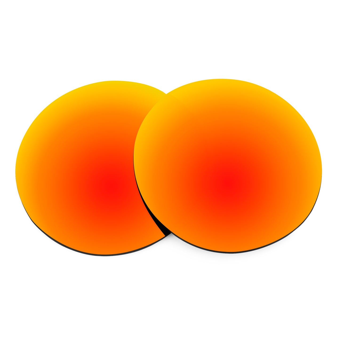 Revant replacement lenses for round sunglasses Polarized Fire Red