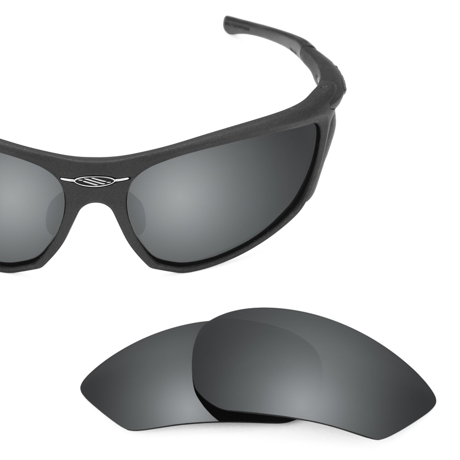 Rudy Project Zyon frame with Revant replacement Polarized Black Chrome lenses
