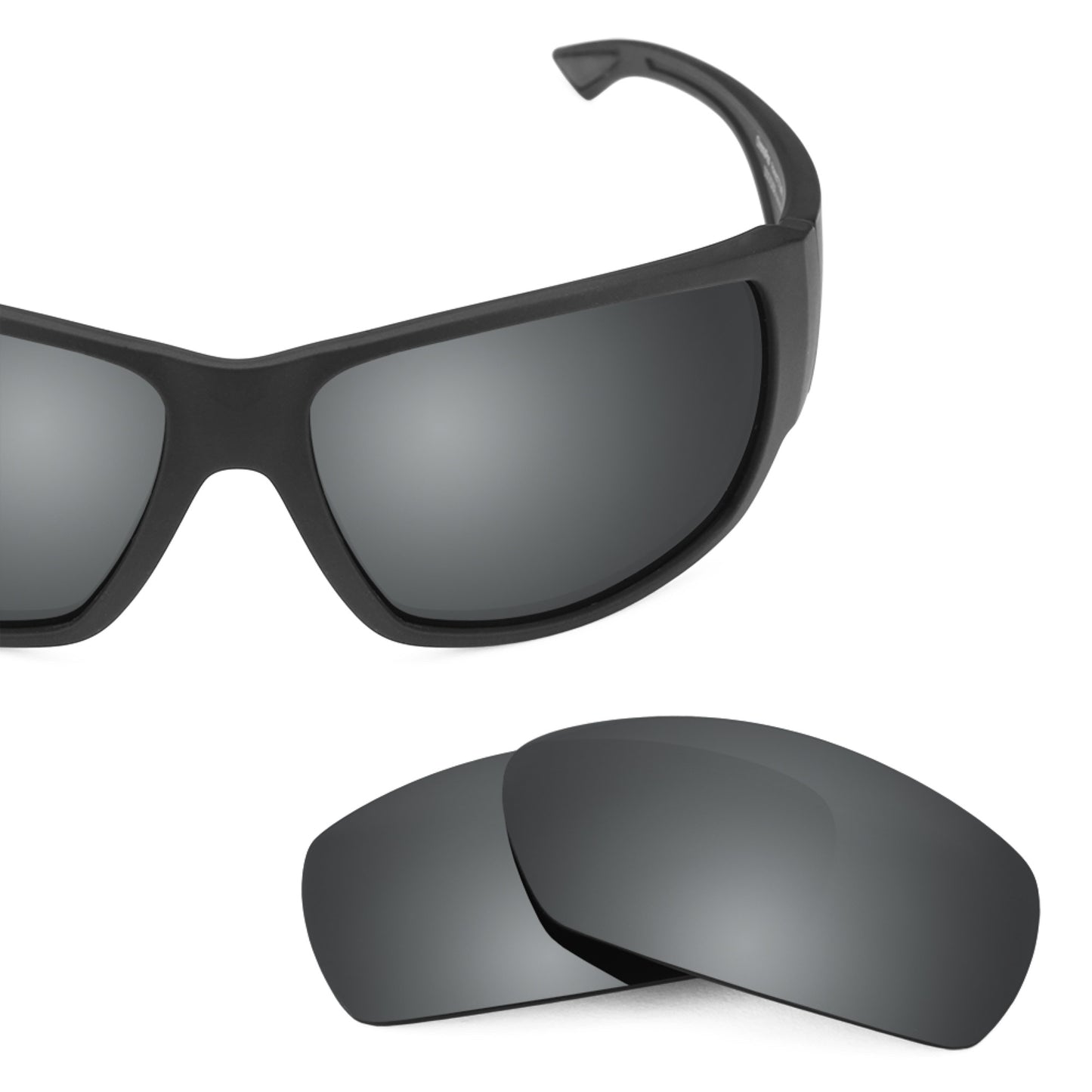 Smith Dockside frame with Revant replacement Polarized Black Chrome lenses