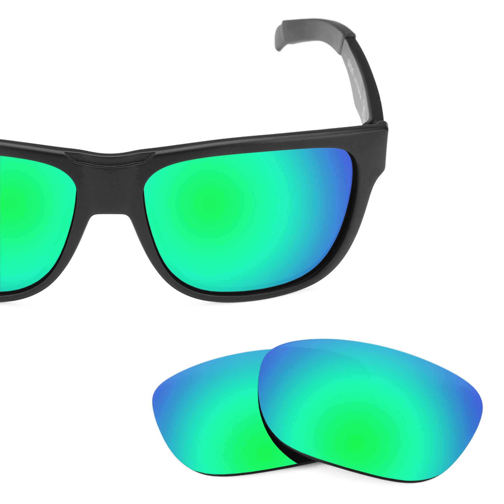 Smith Lowdown frame with Revant replacement Polarized Emerald Green lenses