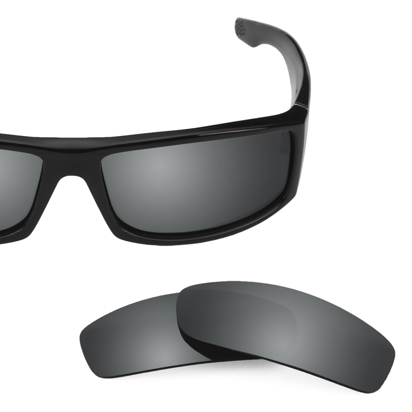 Spy Optic Cooper frame with Revant replacement Polarized Black Chrome lenses