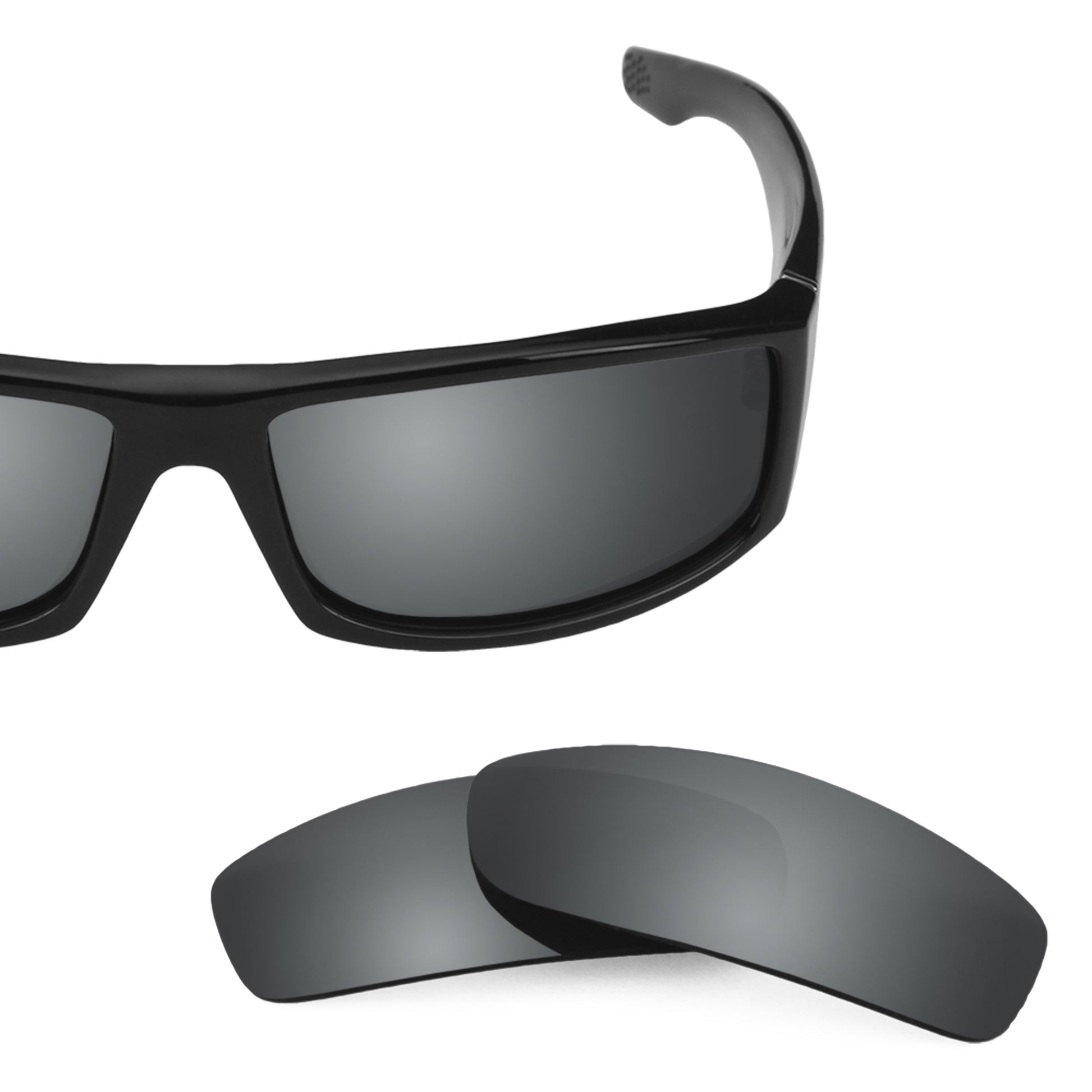 Spy Optic Cooper frame with Revant replacement Polarized Black Chrome lenses