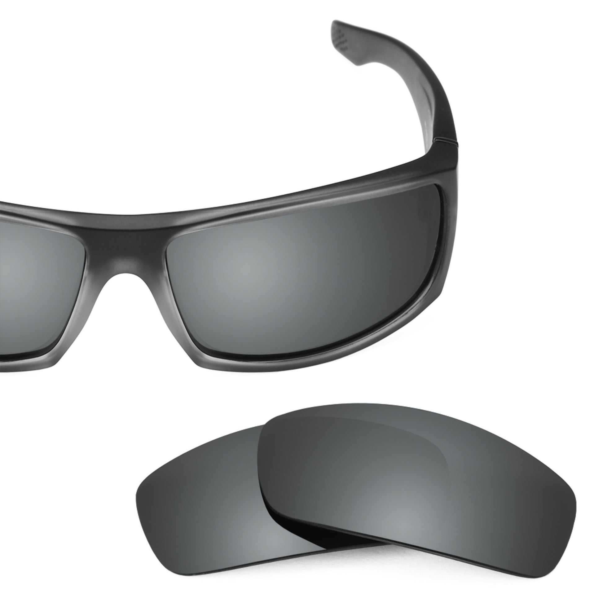 Spy Optic Cooper XL frame with Revant replacement Polarized Black Chrome lenses