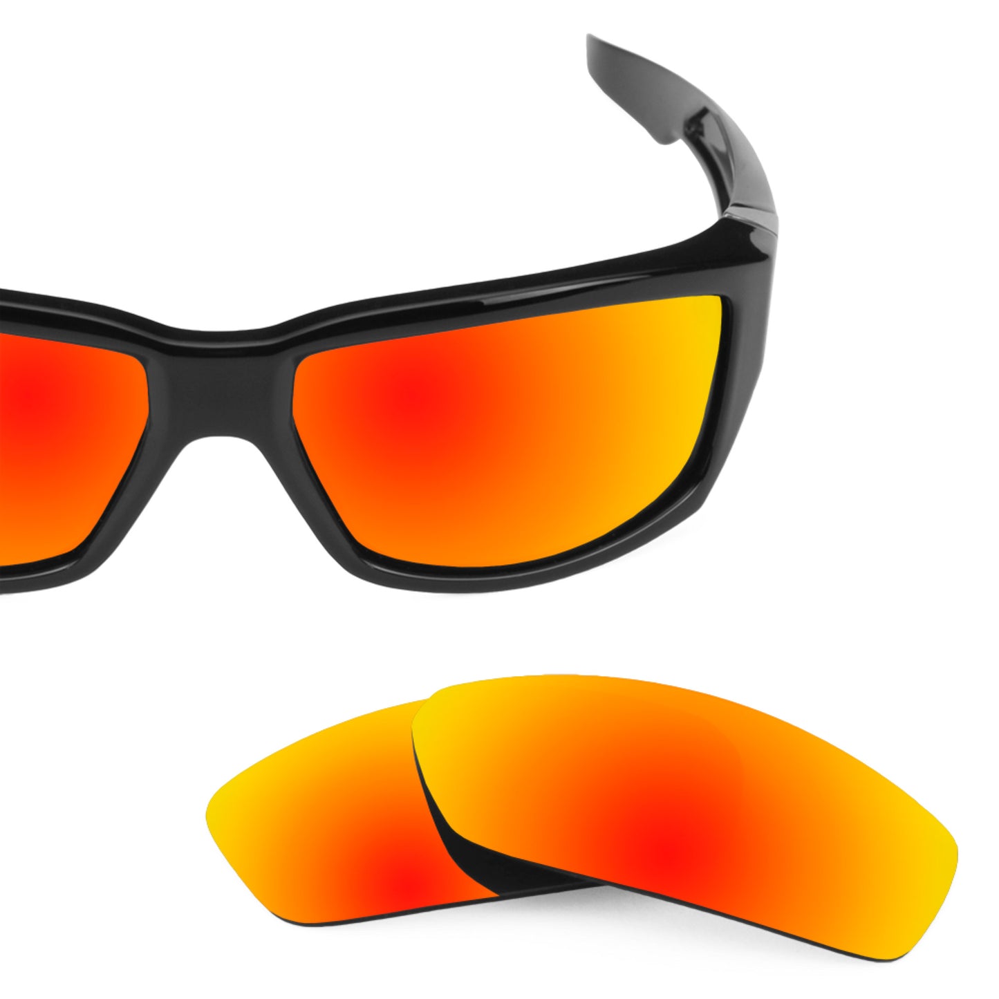 Spy Optic Dirty Mo 59mm frame with Revant replacement Polarized Fire Red lenses