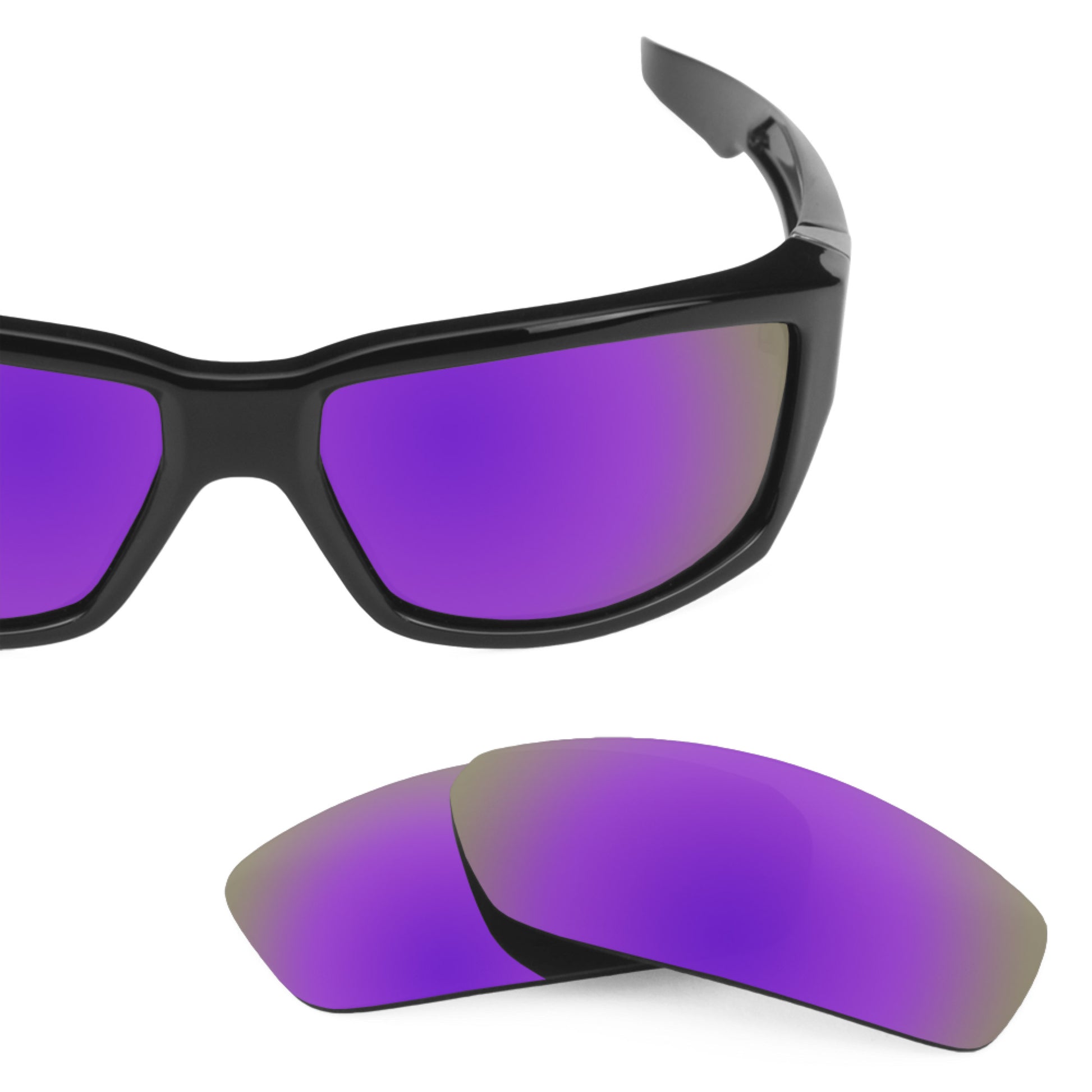 Spy Optic Dirty Mo 59mm frame with Revant replacement Polarized Plasma Purple lenses