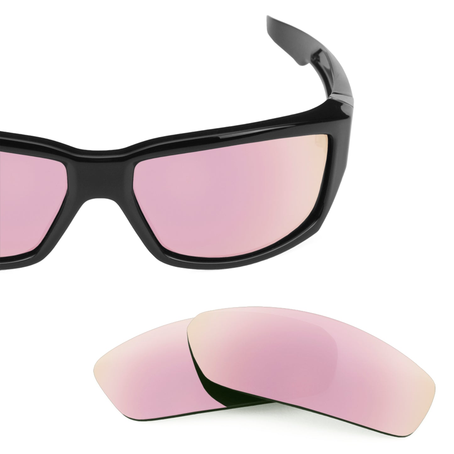 Spy Optic Dirty Mo 59mm frame with Revant replacement Polarized Rose Gold lenses