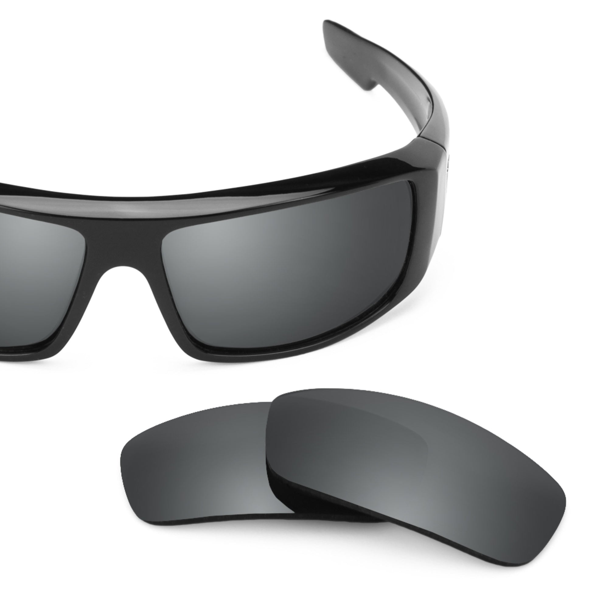 Spy Optic Logan frame with Revant replacement Polarized Black Chrome lenses