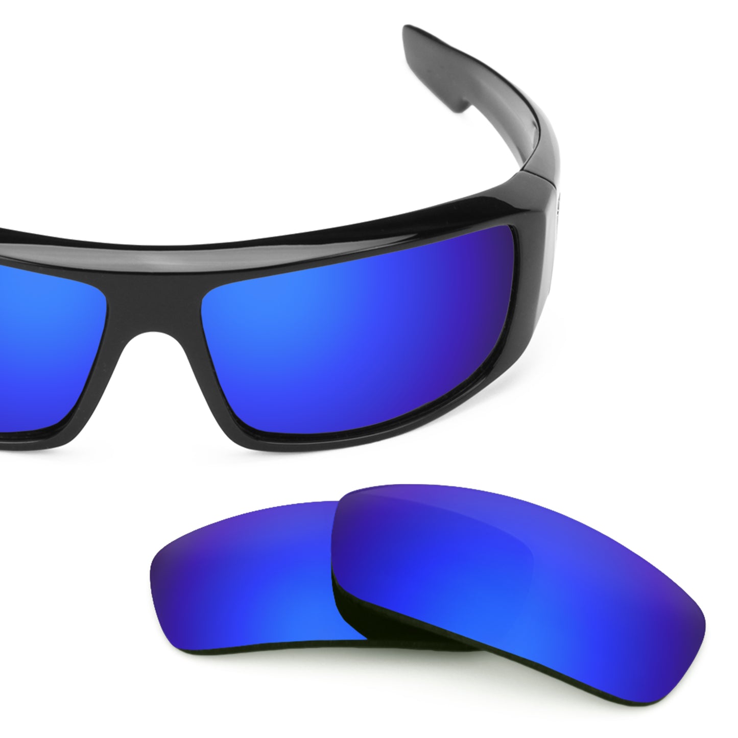 Spy Optic Logan frame with Revant replacement Polarized Tidal Blue lenses