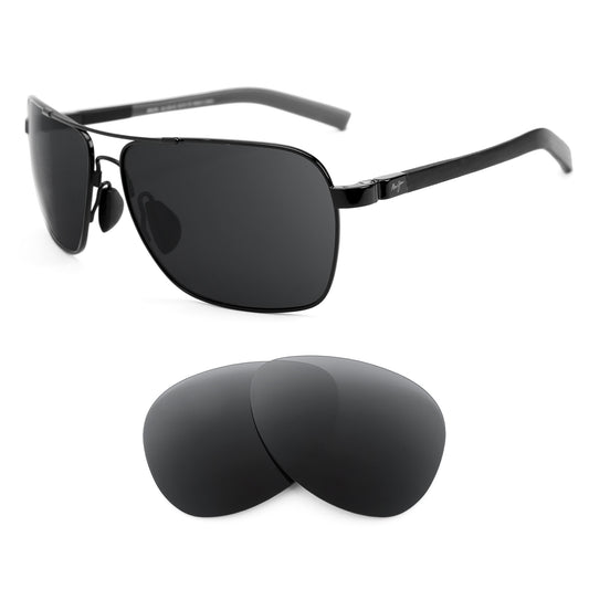 Maui Jim Freight Trains MJ326 sunglasses with replacement lenses