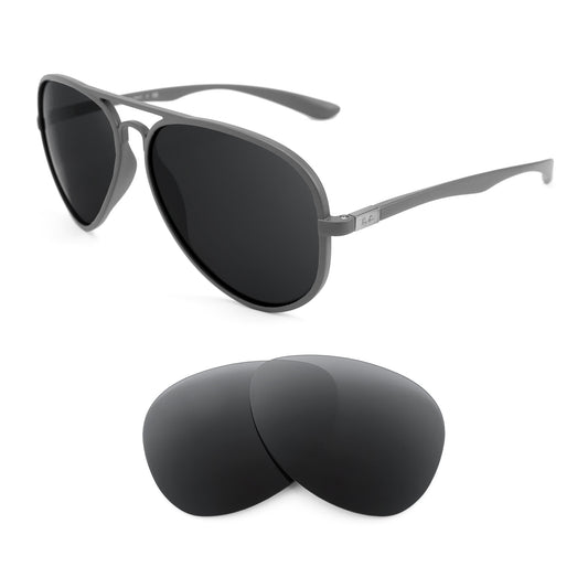 Ray-Ban Aviator Liteforce RB4180 58mm sunglasses with replacement lenses