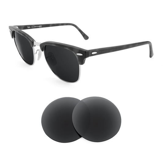 Ray-Ban Clubmaster RB3016 51mm sunglasses with replacement lenses