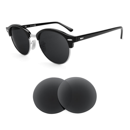 Ray-Ban Clubround RB4246 51mm sunglasses with replacement lenses