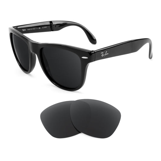 Ray-Ban Folding Wayfarer RB4105 50mm sunglasses with replacement lenses