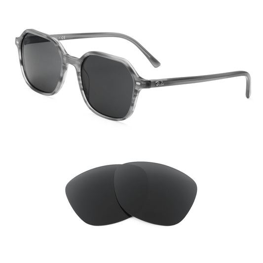 Ray-Ban John RB2194 53mm sunglasses with replacement lenses