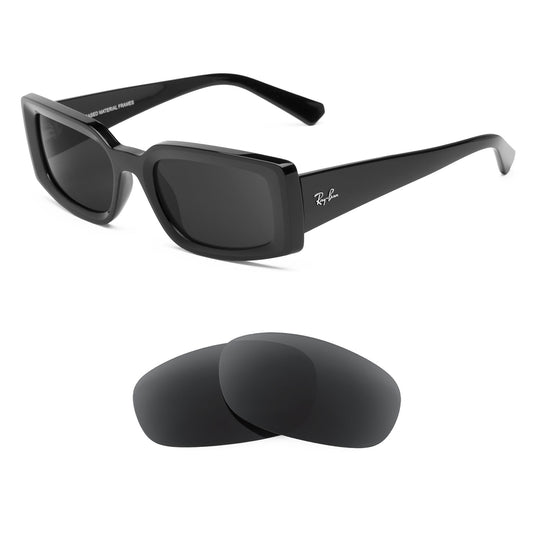 Ray-Ban Kiliane RB4395 54mm sunglasses with replacement lenses