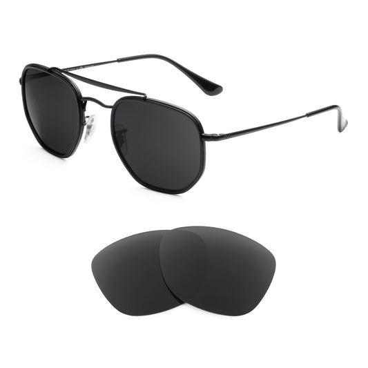 Ray-Ban Marshal II RB3648M 52mm sunglasses with replacement lenses