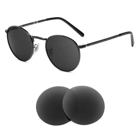 Ray-Ban New Round RB3637 47mm sunglasses with replacement lenses