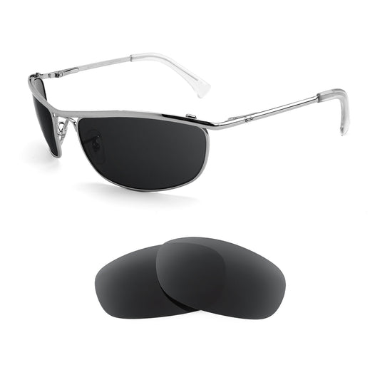 Ray-Ban Olympian RB3119 59mm sunglasses with replacement lenses