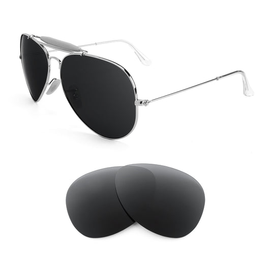 Ray-Ban Outdoorsman II RB3029 62mm sunglasses with replacement lenses