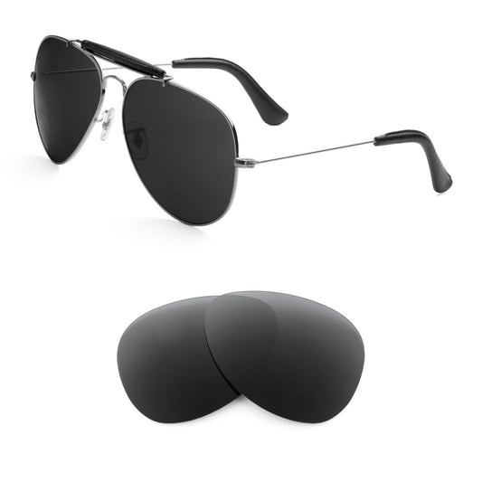 Ray-Ban Outdoorsman Craft RB3422Q 58mm sunglasses with replacement lenses