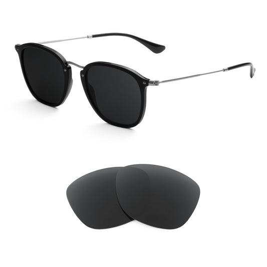 Ray-Ban RB2448N 51mm sunglasses with replacement lenses