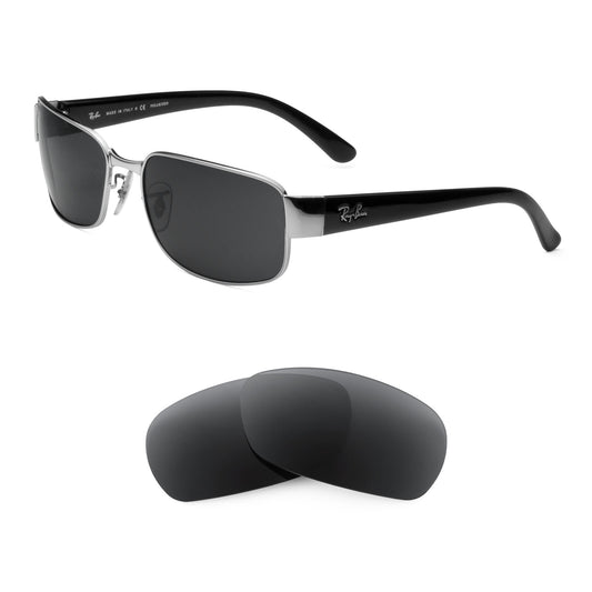 Ray-Ban RB3215 59mm sunglasses with replacement lenses
