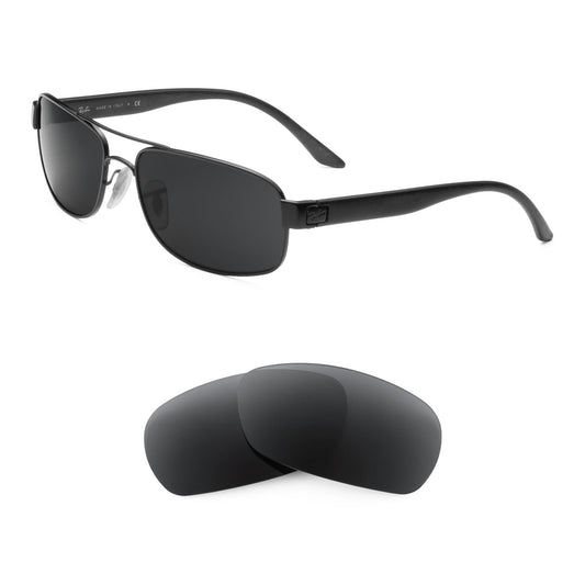 Ray-Ban RB3273 57mm sunglasses with replacement lenses