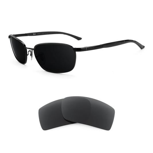 Ray-Ban RB3301 56mm sunglasses with replacement lenses