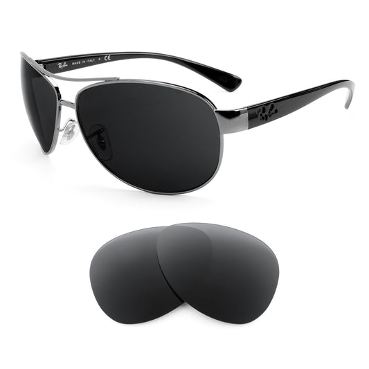 Ray-Ban RB3386 63mm sunglasses with replacement lenses