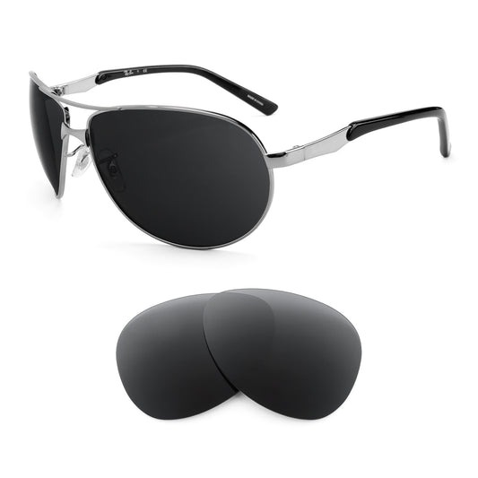 Ray-Ban RB3393 64mm sunglasses with replacement lenses