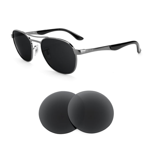 Ray-Ban RB3424 52mm sunglasses with replacement lenses