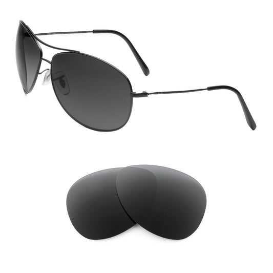 Ray-Ban RB3454L 65mm sunglasses with replacement lenses