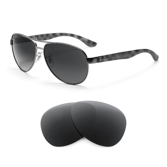 Ray-Ban RB3457 59mm sunglasses with replacement lenses