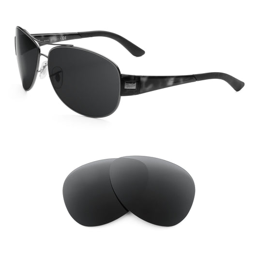 Ray-Ban RB3467 63mm sunglasses with replacement lenses